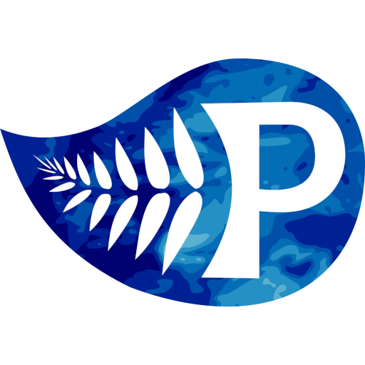 Paheko logo, the letter P with a blue background.